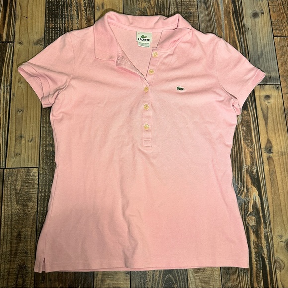 Tops - Pink Lacoste Polo Size 42
